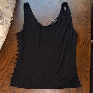 Black Sleeveless Top